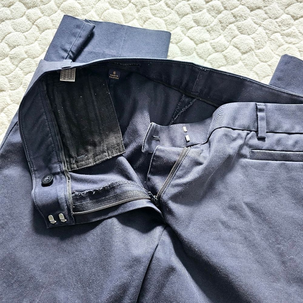 Brooks Brothers Natalie Fit navy blue casual pants, size 6 - Picture 8 of 10